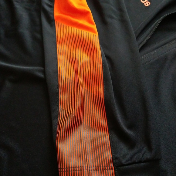 Medium Adidas NCAA Miami Hurricanes 1/4 Zip Knit Men’s Primeblue LS AZB001 SHIRT - Picture 6 of 9